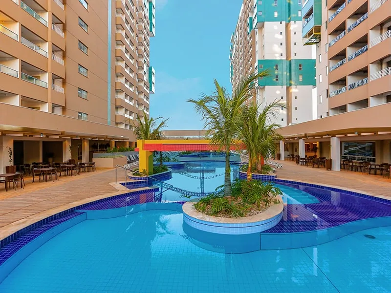 Piscinas do resort